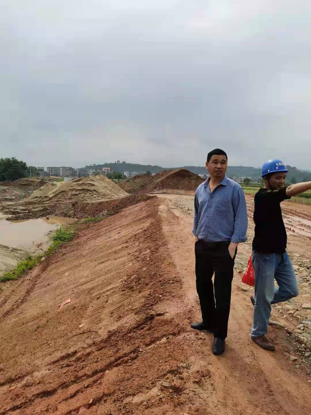 張總檢查永新防洪工程